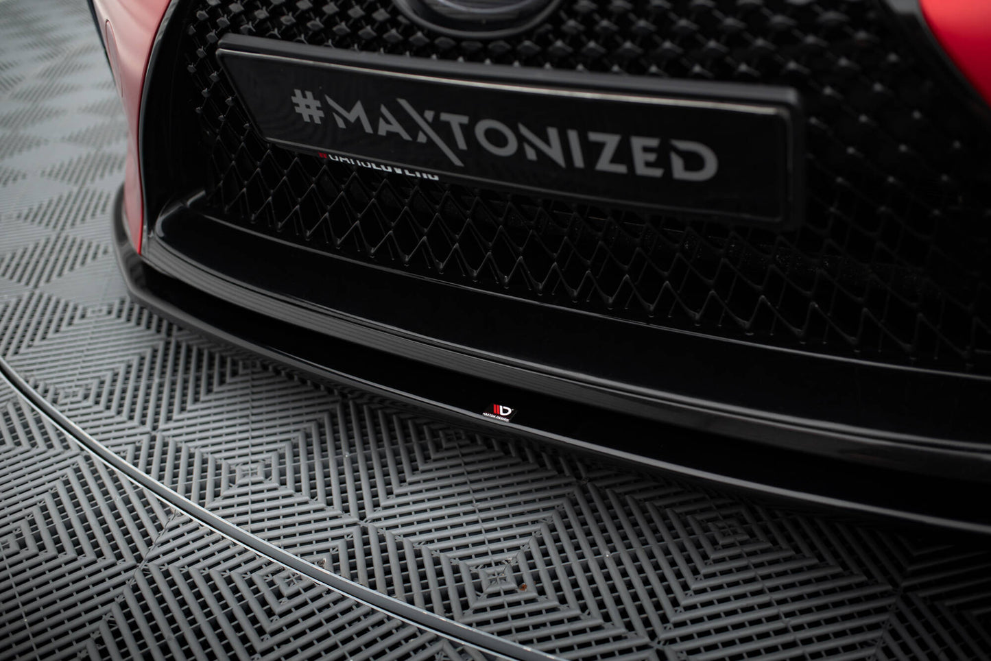 Front Ansatz V.2 für Lexus LC 500 schwarz Hochglanz
