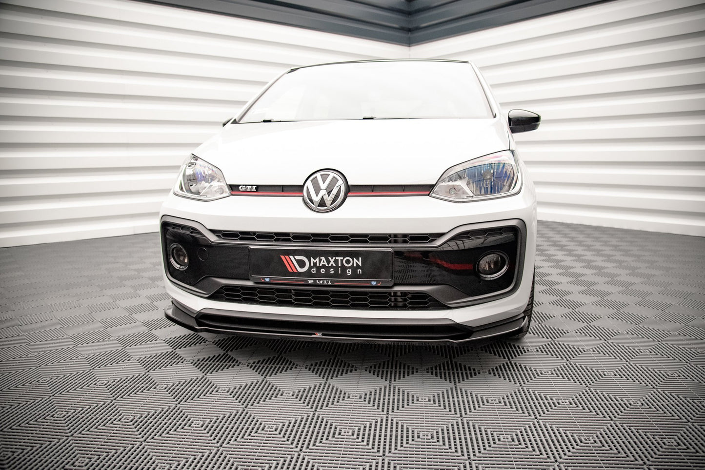 Front Ansatz für VW Up GTI schwarz Hochglanz