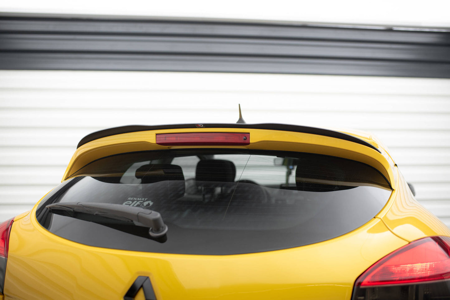 Spoiler CAP für RENAULT MEGANE MK3 RS Trophy / RS Cup schwarz Hochglanz