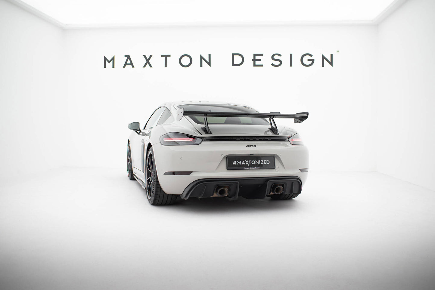 Carbon Spoiler With Upper Swan Mounting V.1 Porsche 718 Cayman 982c