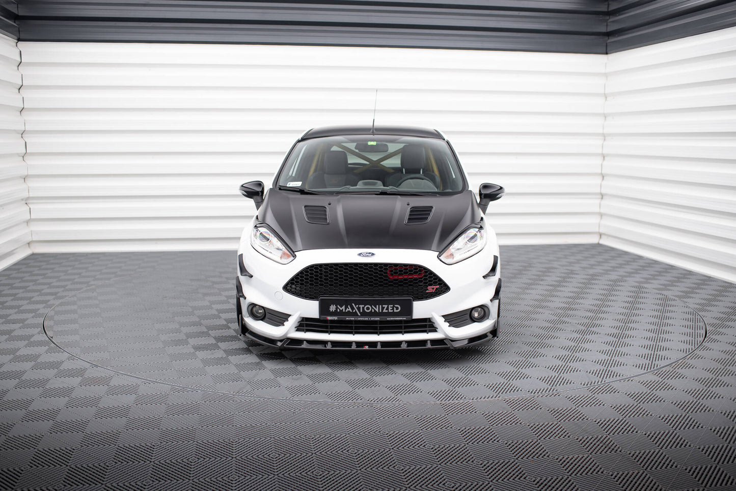 Front Ansatz V.6 + Flaps für Ford Fiesta ST Mk7 Facelift