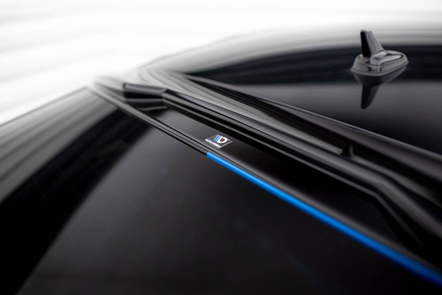 Heckscheiben Spoiler für Audi TT S / TT S-Line 8S Facelift schwarz Hochglanz