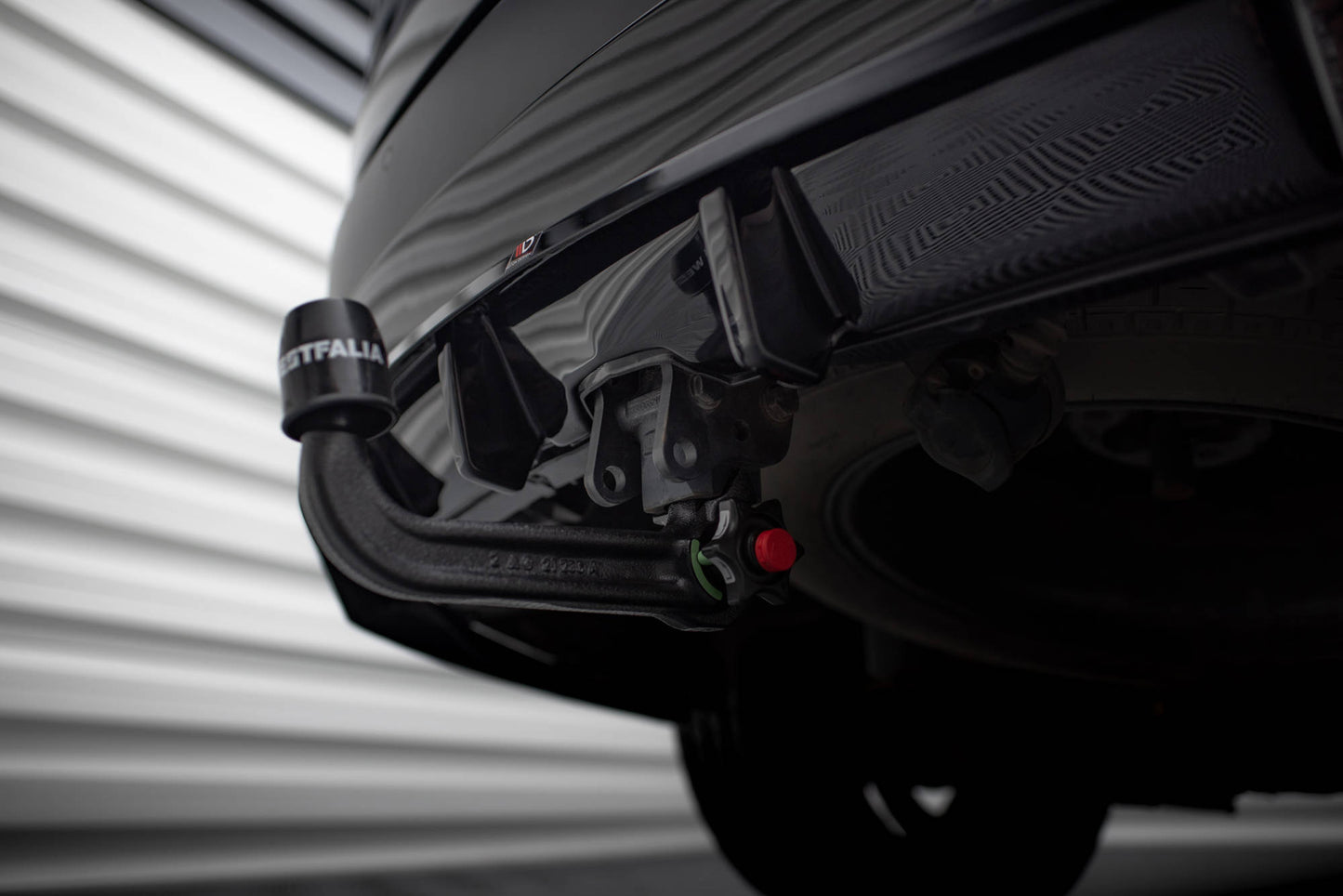 Mittlerer Cup Diffusor DTM Look Heck Ansatz für Land Rover Discovery HSE Mk5 schwarz Hochglanz