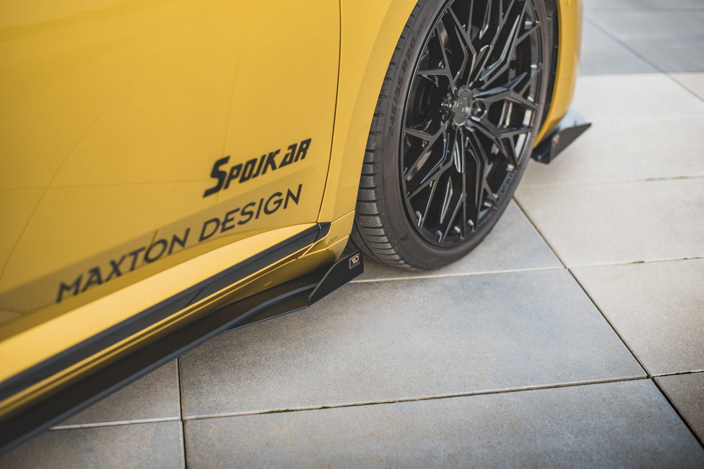Street Pro Seitenschweller Ansatz für + Flaps Volkswagen Arteon R-Line schwarz Hochglanz