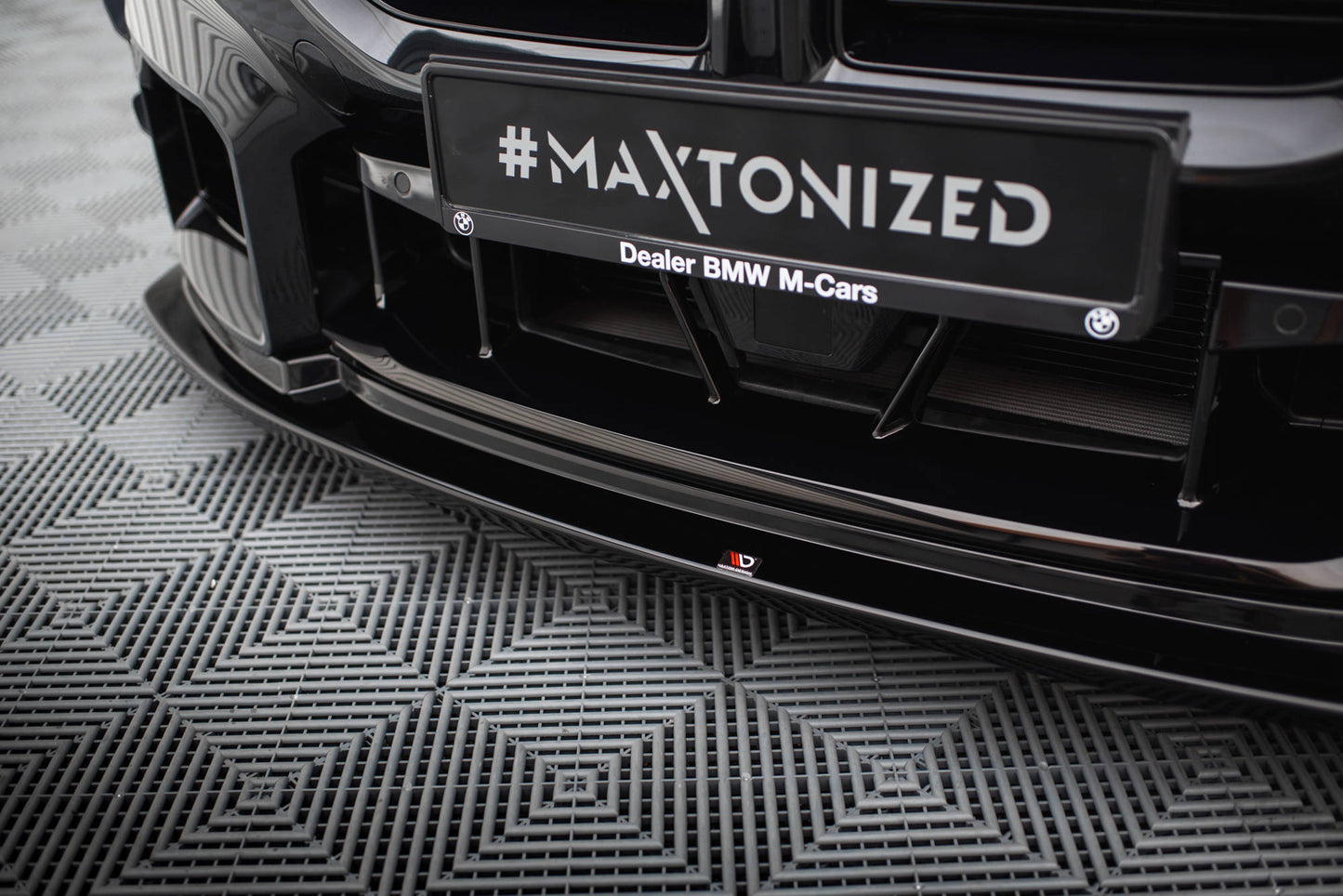 Front Ansatz V.4 für BMW M2 G87 schwarz Hochglanz