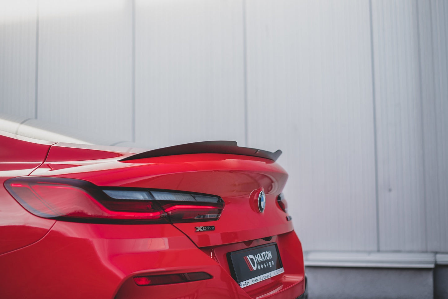 Spoiler CAP für BMW 8 Coupe M-Paket G15 schwarz Hochglanz