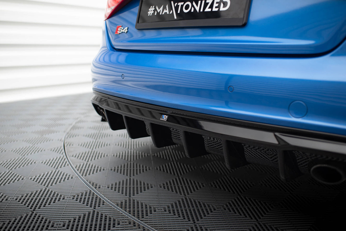 Diffusor Heck Ansatz für Audi S4 Limousine / Avant B8