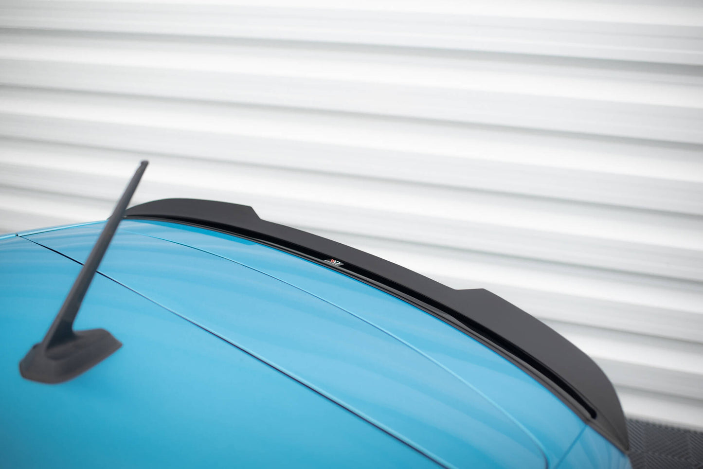 Spoiler CAP für Renault Clio Mk5 schwarz Hochglanz