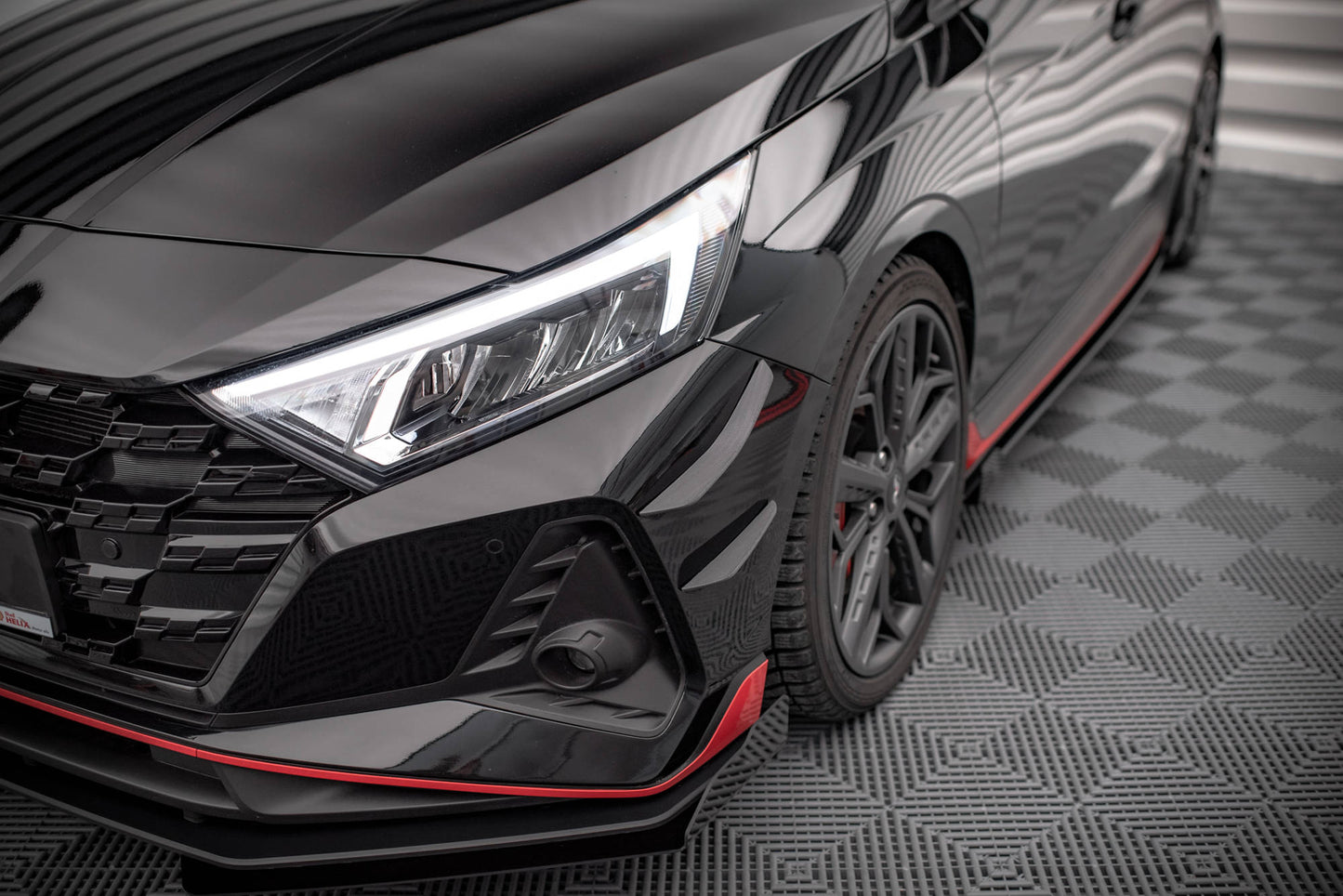 Stoßstangen Flaps Wings vorne Canards für Hyundai I20 N Mk3