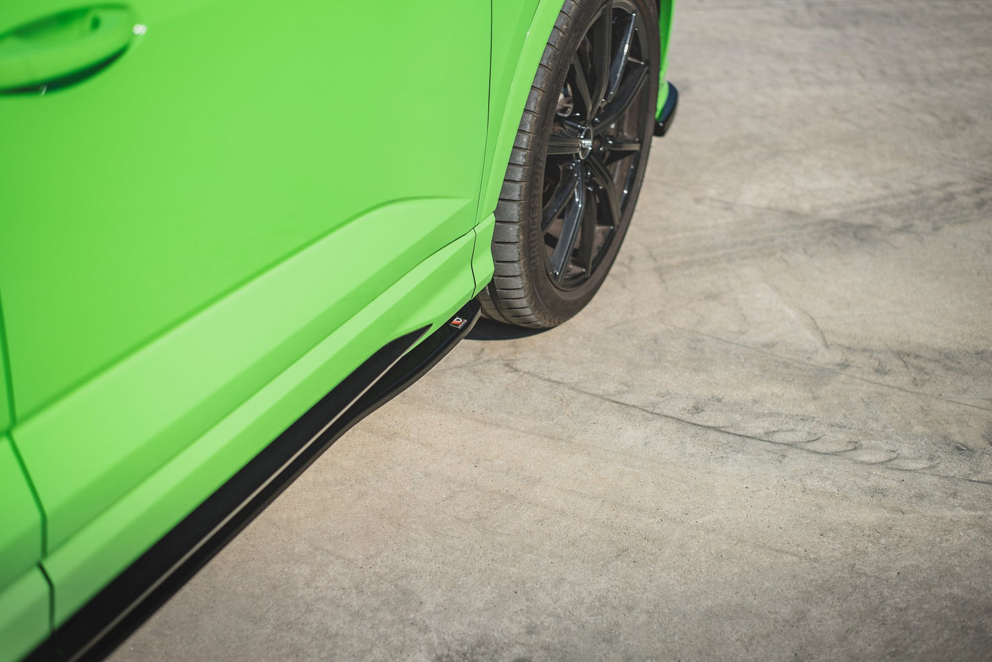Seitenschweller Ansatz für Audi RSQ3 / Q3 S-Line F3 Carbon Look