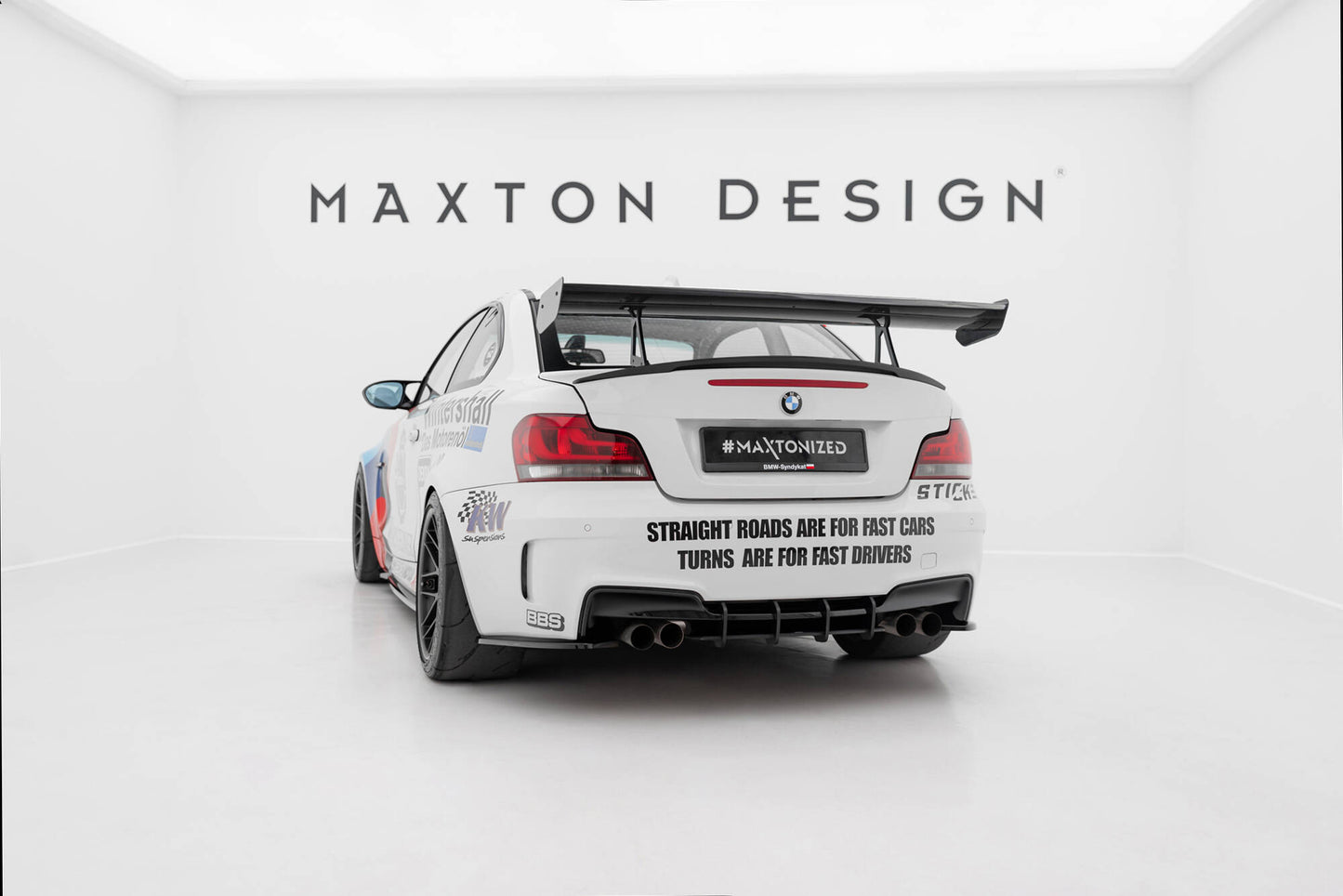 Carbon Spoiler With Upper Swan Mounting BMW 1er M E82