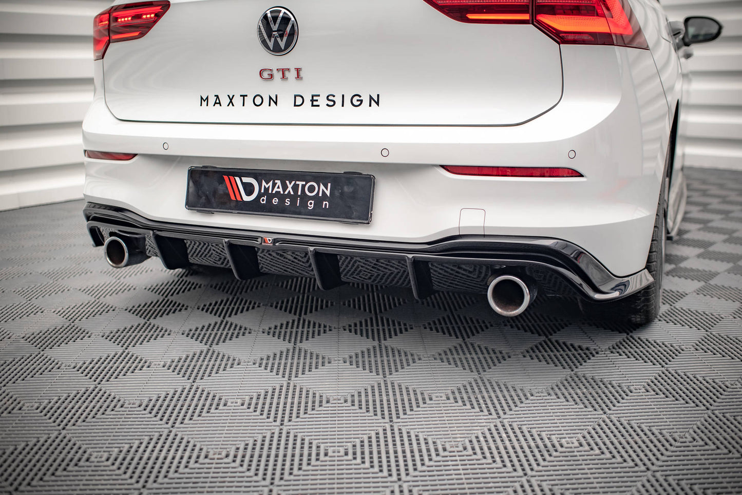 Diffusor Heck Ansatz V.4 für VW Golf GTI Mk8
