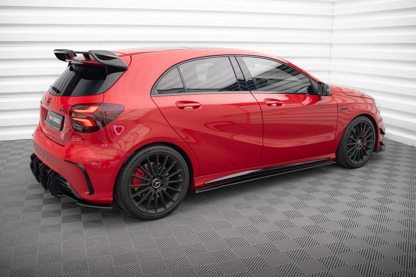 Street Pro Seitenschweller Ansatz für Mercedes-Benz A 45 AMG W176 Facelift