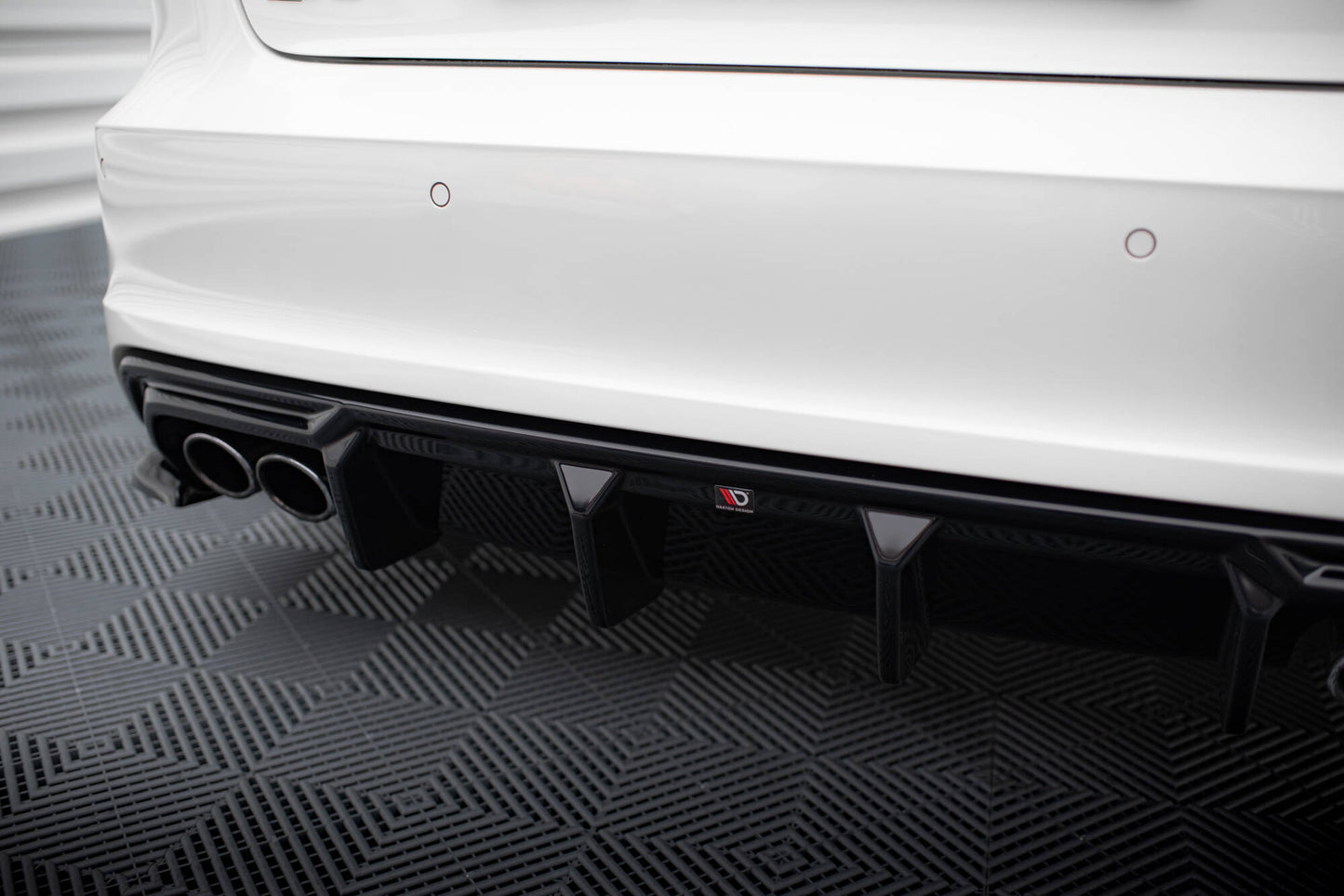 Diffusor Heck Ansatz für Audi S3 Sportback 8V