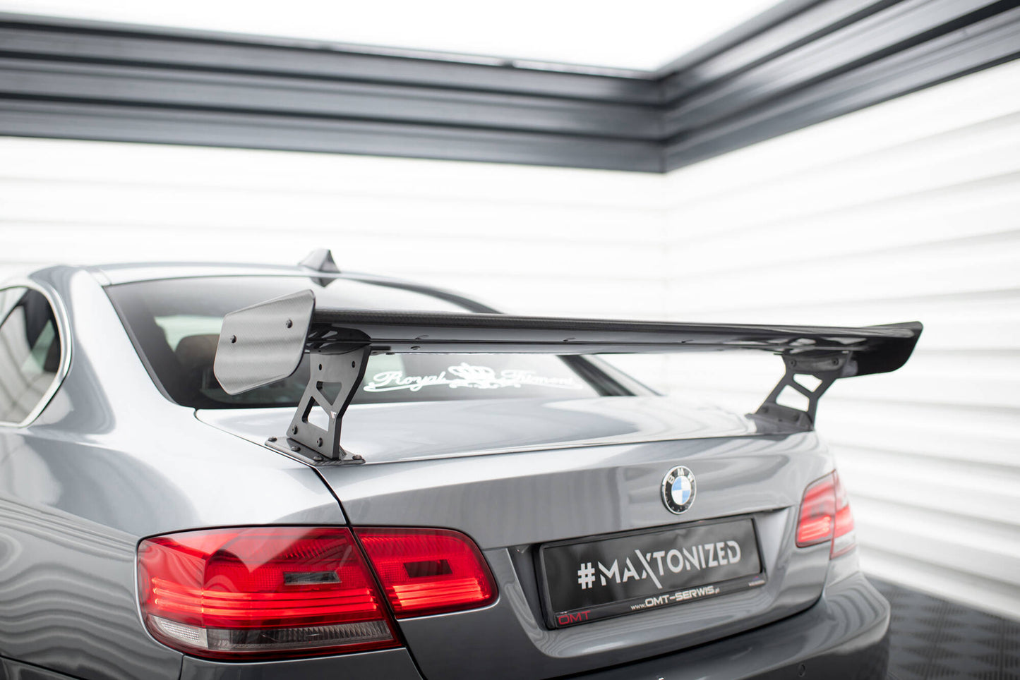 Carbon Spoiler With External Brackets Uprights BMW 3er / M3 Coupe E92