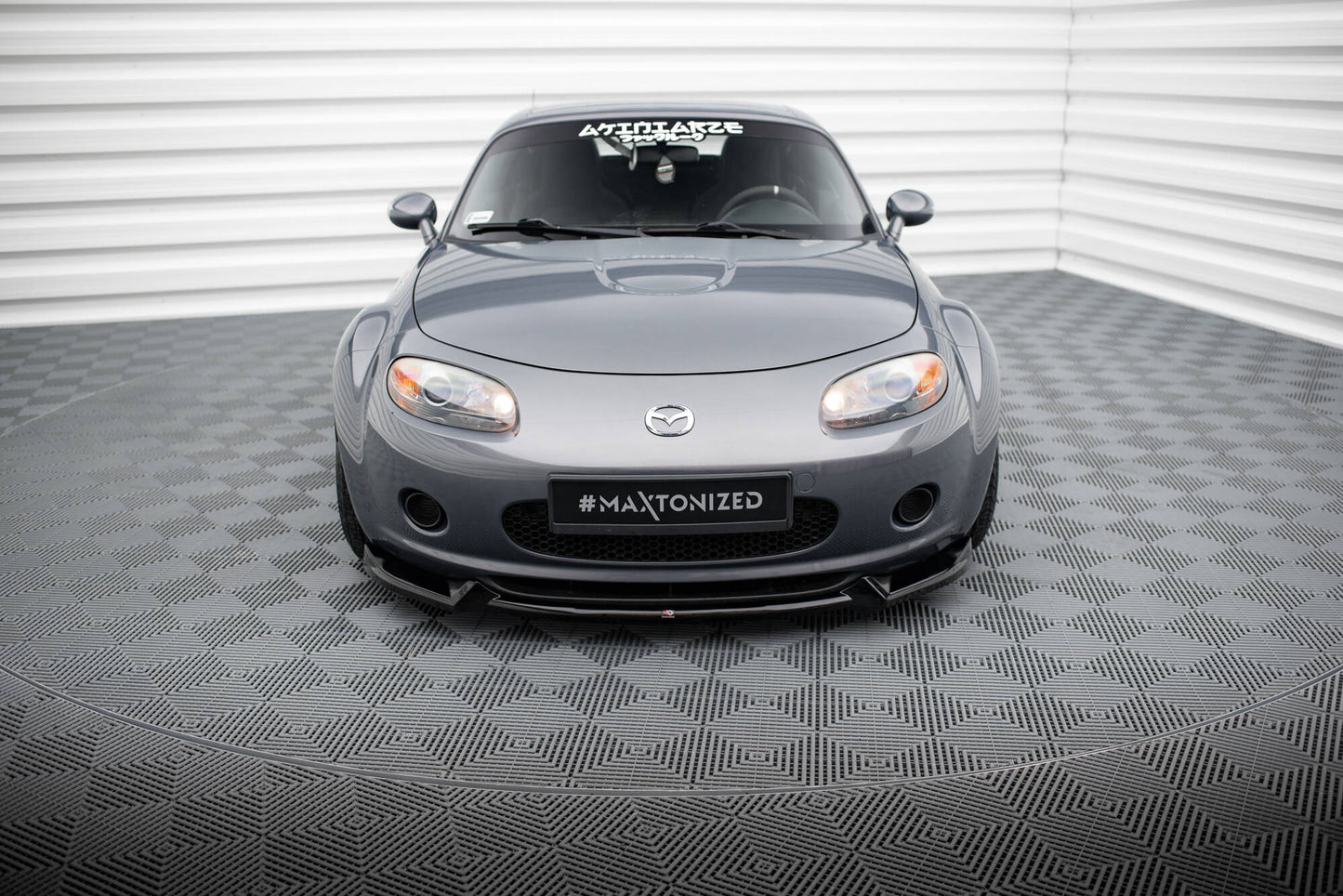 Front Ansatz V.2 für Mazda MX5 NC (Mk3) schwarz Hochglanz