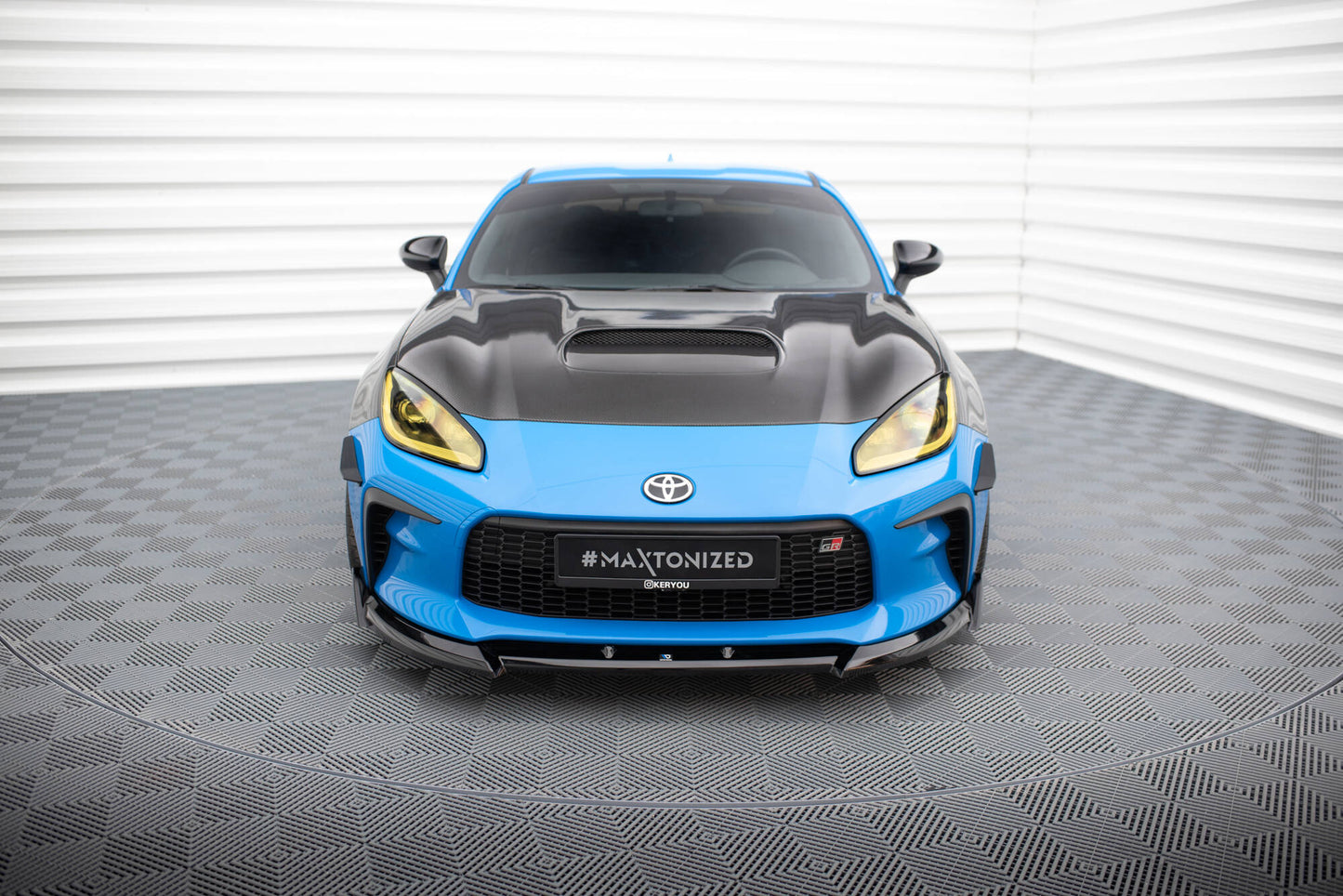 Front Ansatz V.3 für Toyota GR86 Mk1 schwarz Hochglanz