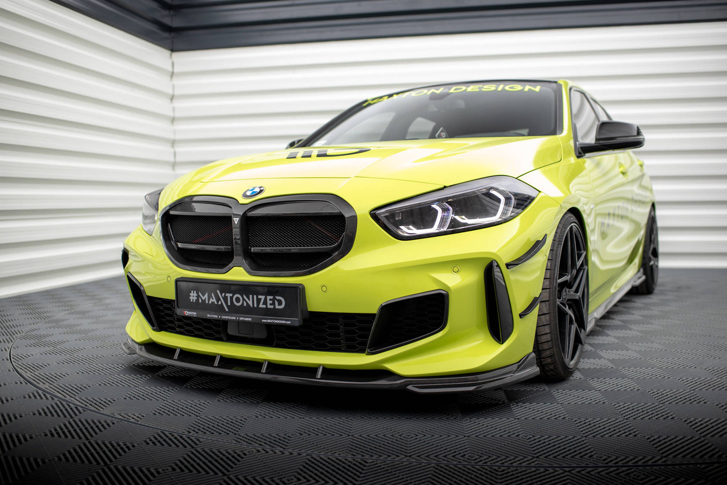Prepreg Carbon Fiber Front Bumper Side Vents BMW 1er F40 M-Paket/ M135i