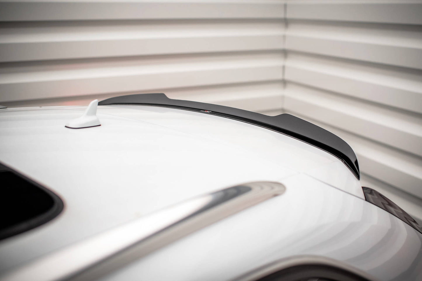 Spoiler CAP für Audi Q3 8U Facelift Carbon Look