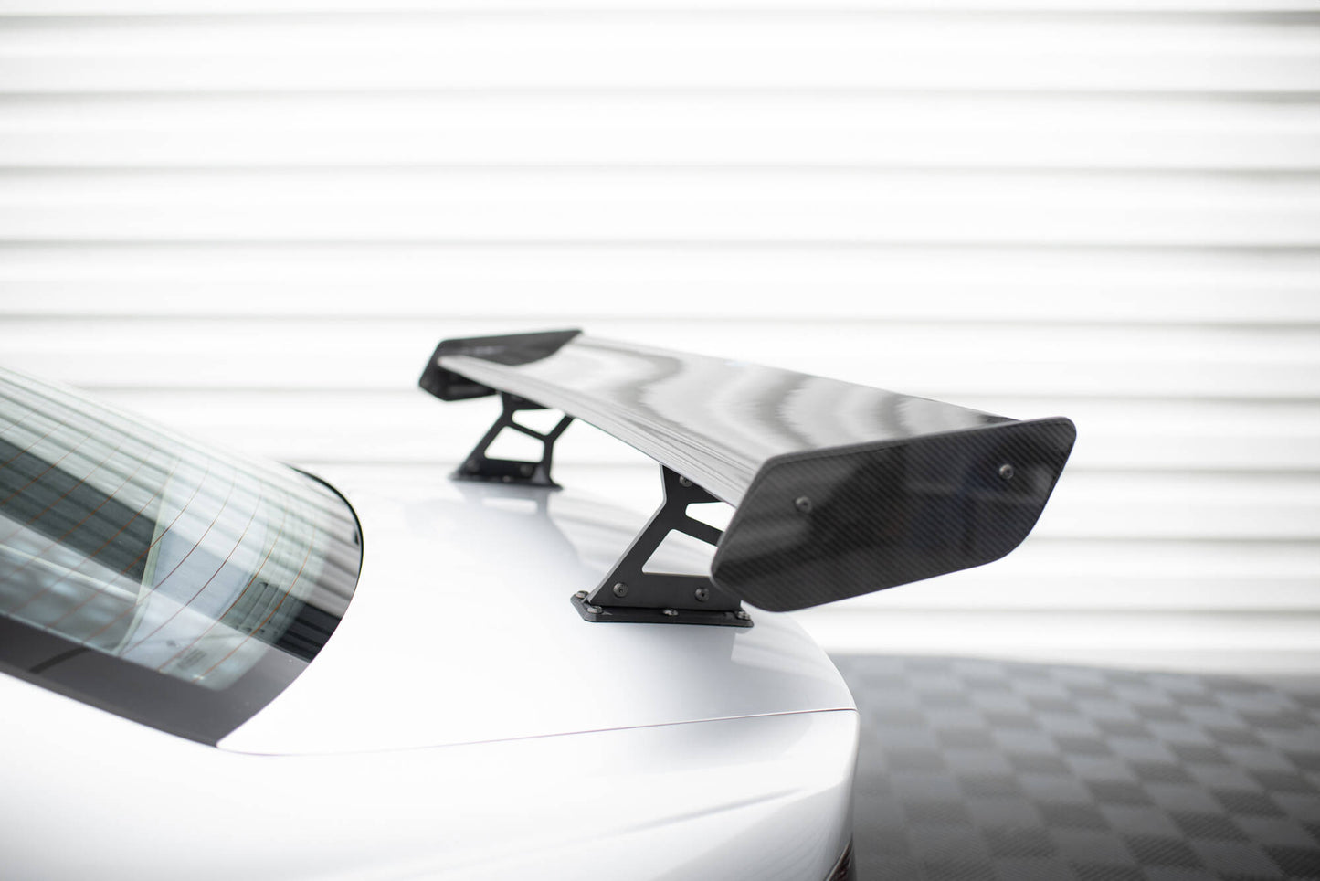 Carbon Spoiler With Internal Brackets Uprights BMW 3er Coupe E46
