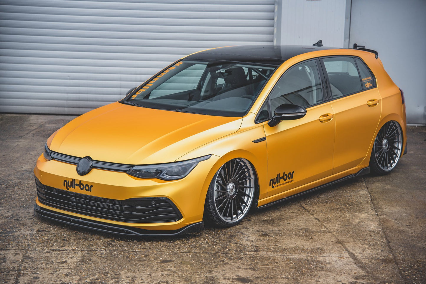 Front Ansatz V.2 für VW Golf Mk8 schwarz Hochglanz