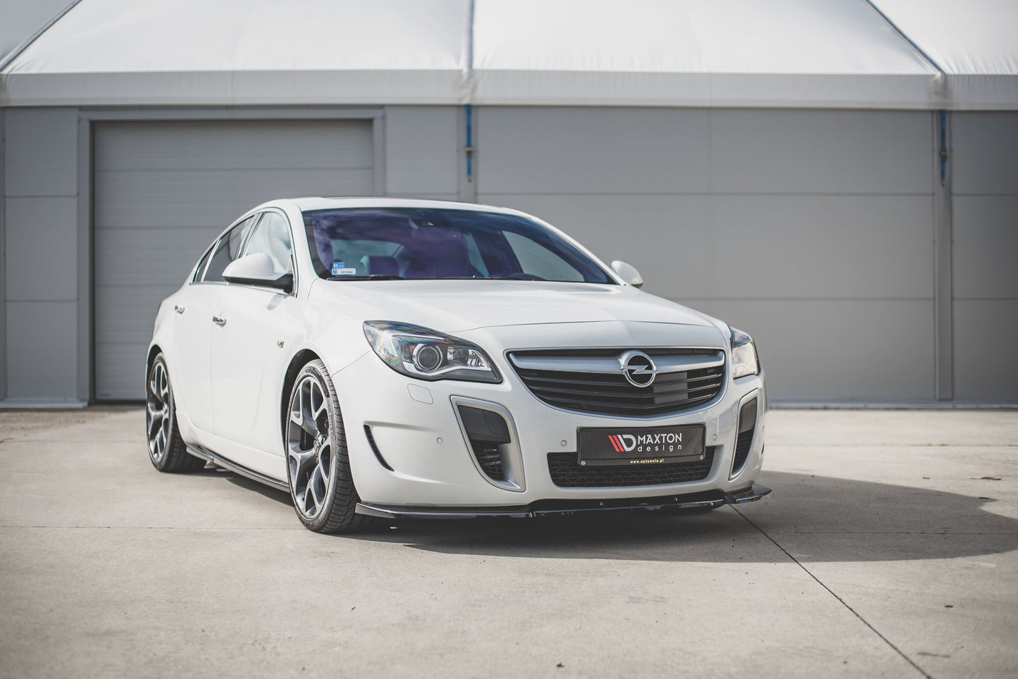 Front Ansatz V.1 für Opel Insignia Mk. 1 OPC Facelift schwarz Hochglanz