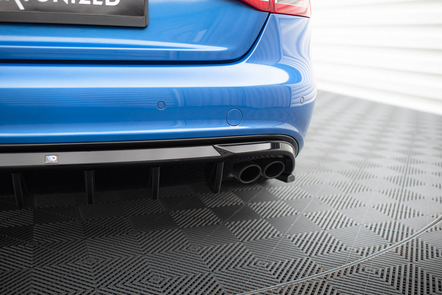 Diffusor Heck Ansatz für Audi S4 Limousine / Avant B8