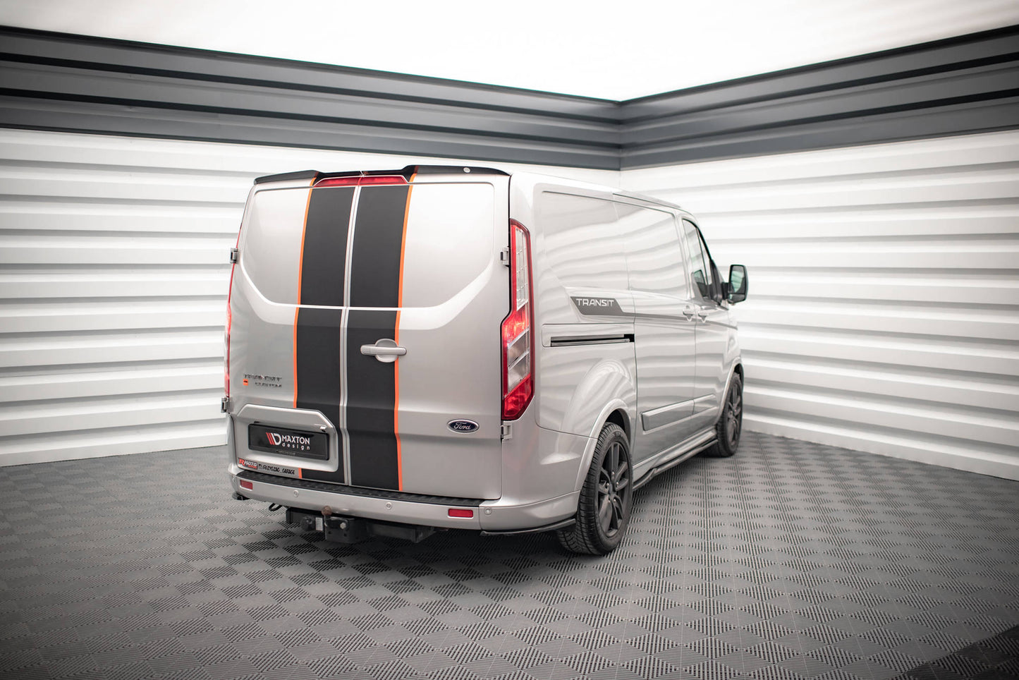 Spoiler CAP für Ford Transit Custom Mk1 schwarz Hochglanz