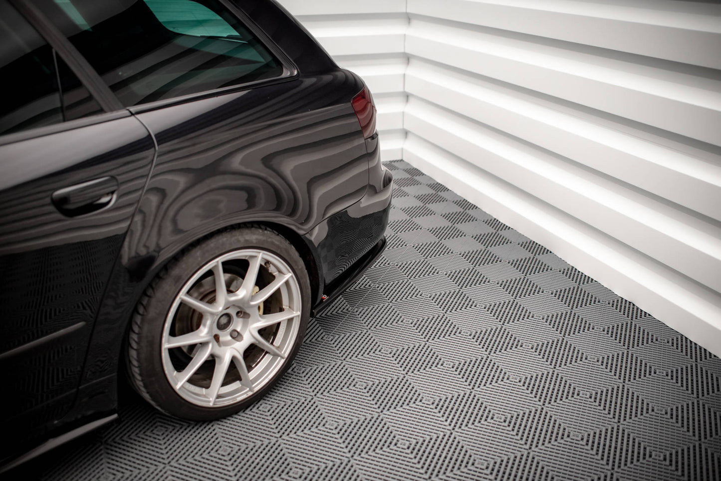 Heck Ansatz Flaps Diffusor für Seat Exeo Carbon Look