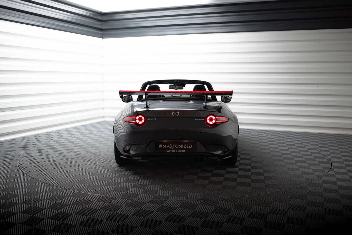 Carbon Spoiler With Internal Brackets Uprights + LED Mazda MX-5 ND (Mk4)