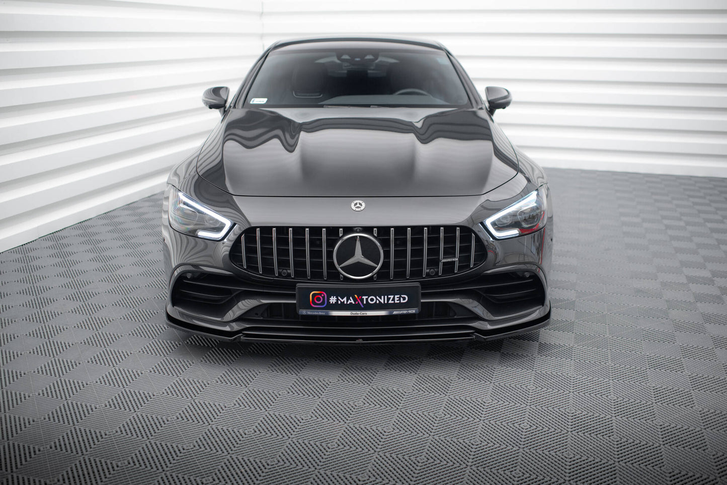 Front Ansatz V.2 für Mercedes-AMG GT 53 4-Door Coupe schwarz Hochglanz