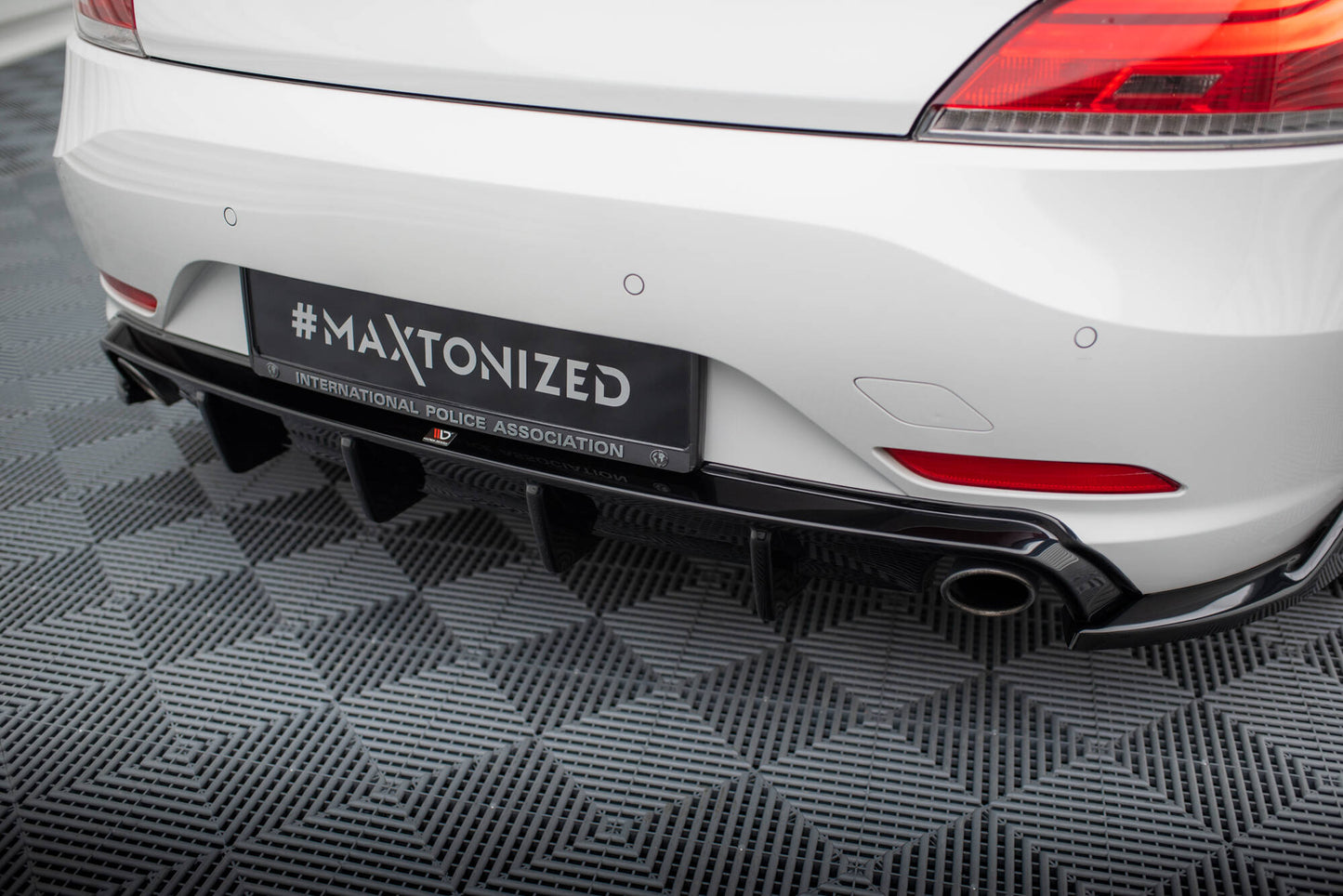 Diffusor Heck Ansatz für BMW Z4 E89 schwarz Hochglanz