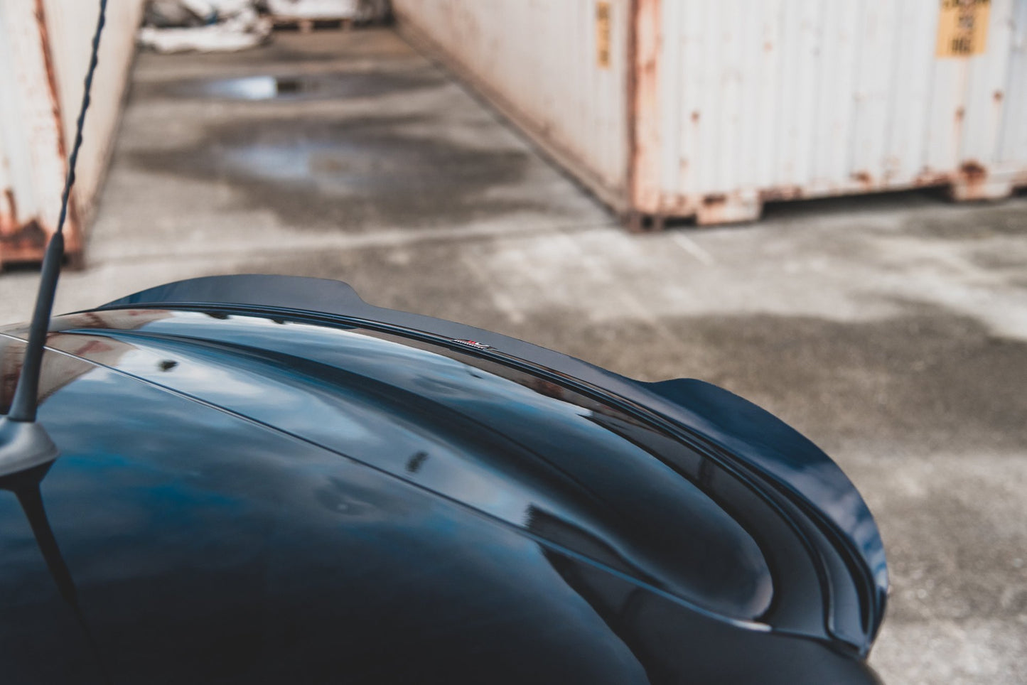 Spoiler CAP für Mini Countryman Mk1 JCW schwarz Hochglanz