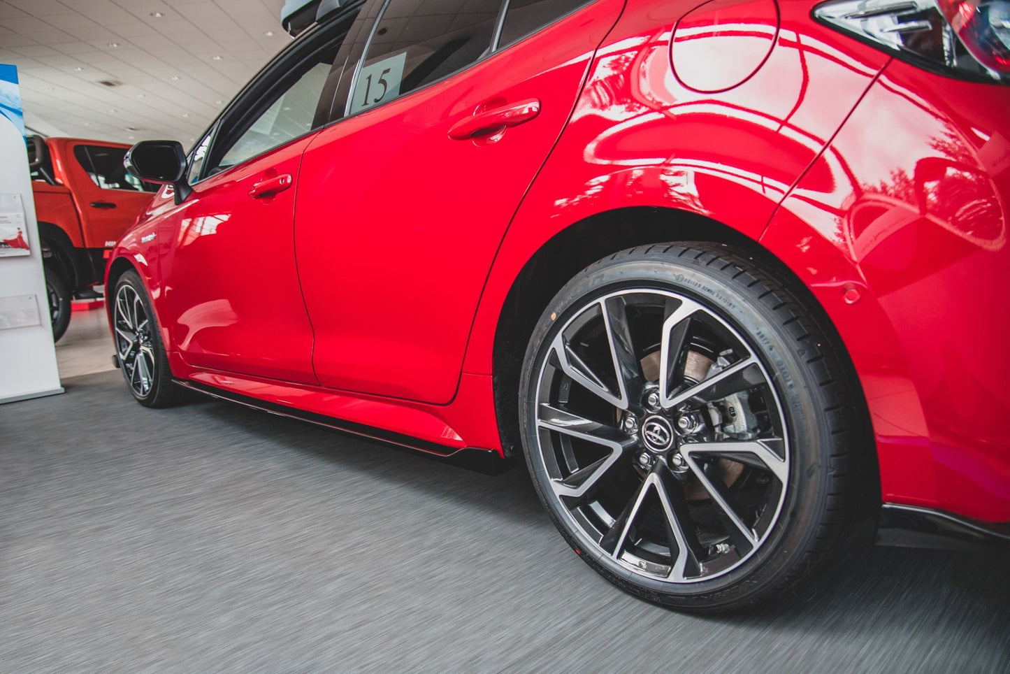 Seitenschweller Ansatz für Toyota Corolla XII Hatchback Carbon Look