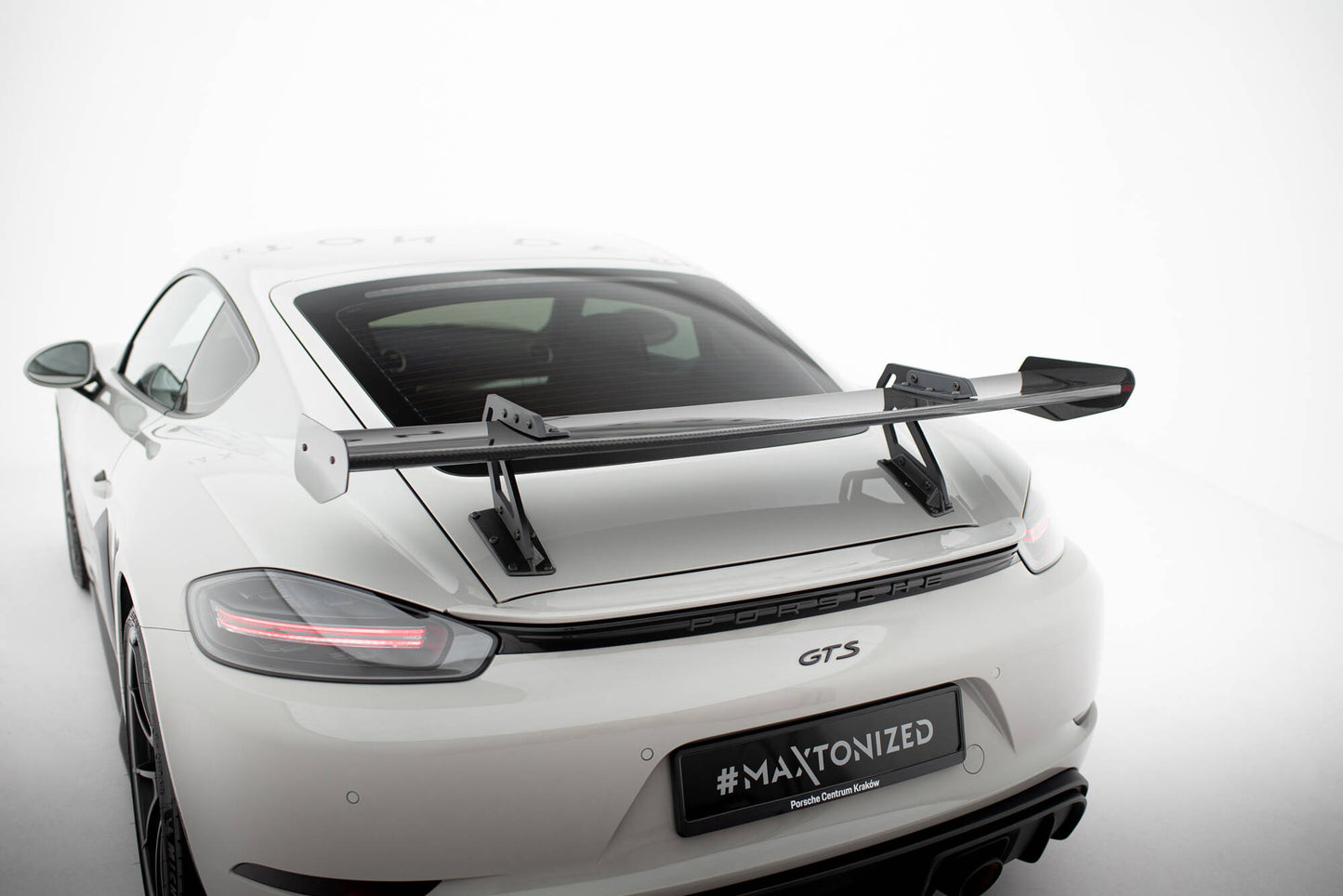 Carbon Spoiler With Upper Swan Mounting V.1 Porsche 718 Cayman 982c