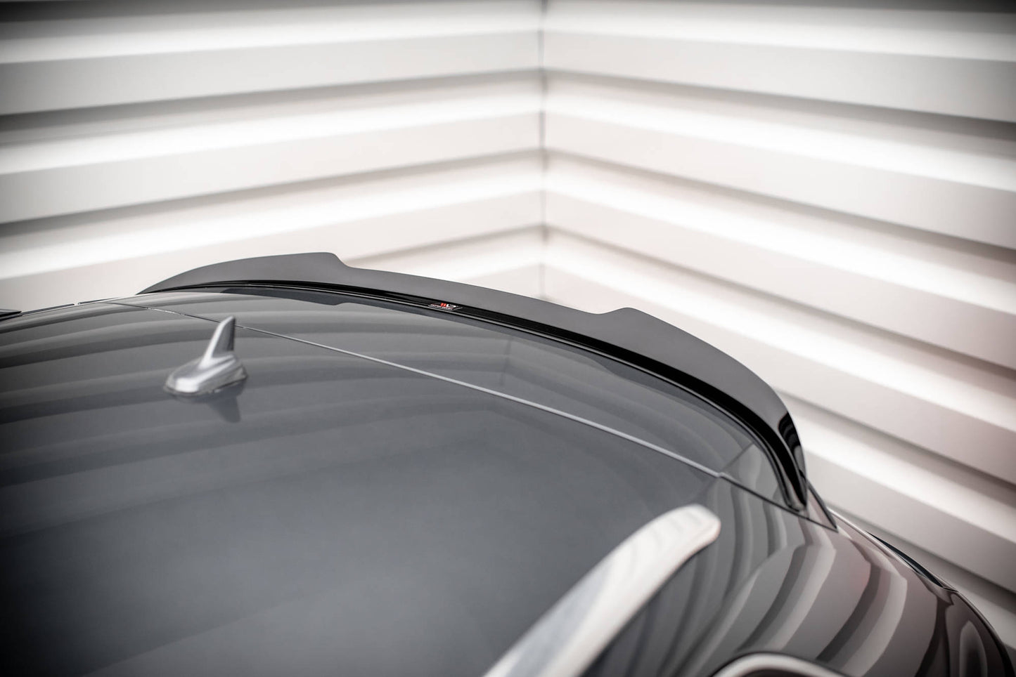 Spoiler CAP für Audi A3 Sportback 8V schwarz Hochglanz