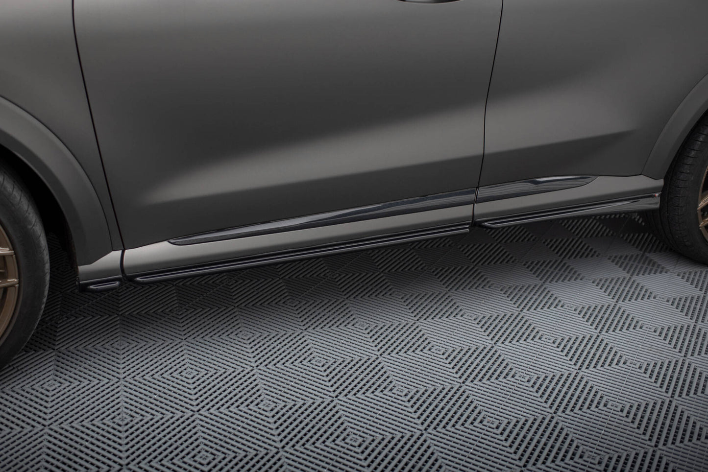 Seitenschweller Ansatz für Ford Puma ST / ST-Line / Standard Mk1 schwarz Hochglanz