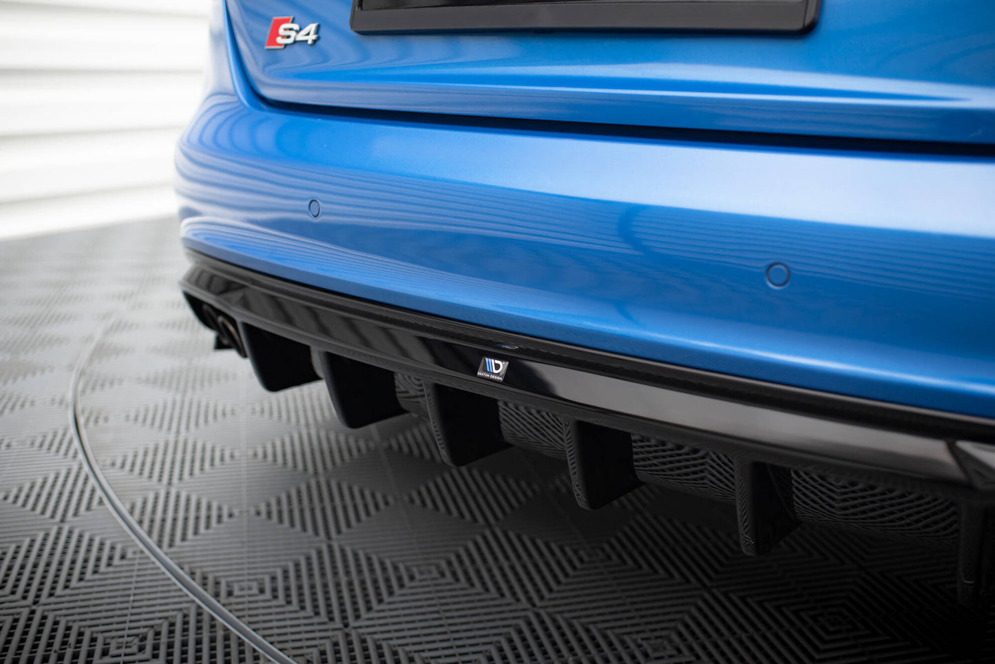 Diffusor Heck Ansatz für Audi S4 Limousine / Avant B8