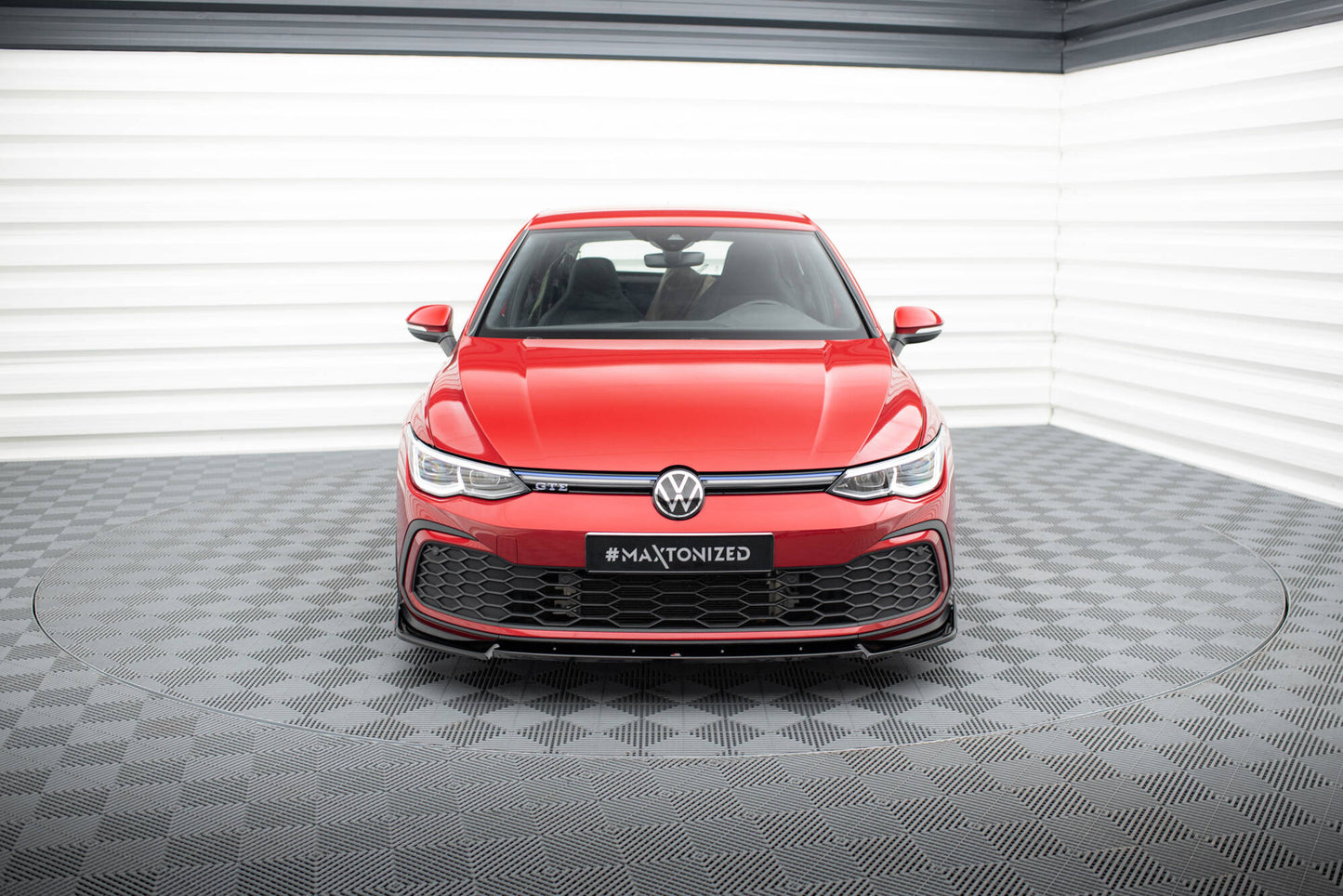 Front Ansatz V.3 + Flaps für VW Golf GTI / GTE / GTD / R-Line Mk8