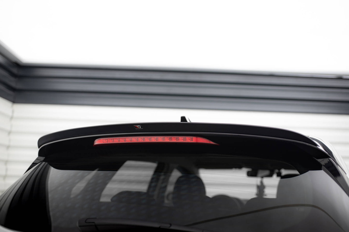 Spoiler CAP für HYUNDAI I30 MK3 HATCHBACK schwarz Hochglanz