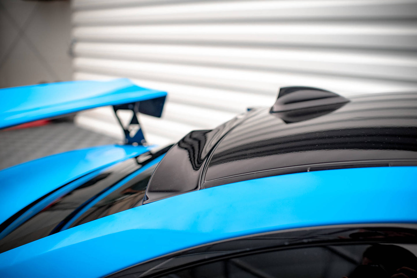 Heckscheiben Spoiler für BMW M2 F87 schwarz Hochglanz