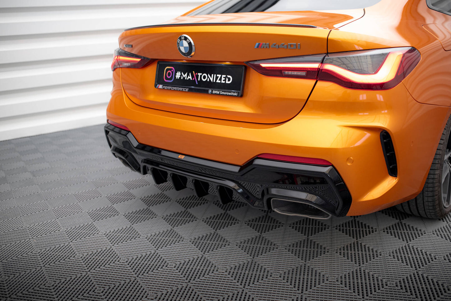 Diffusor Heck Ansatz für BMW M440i / M440d G22 / G23 / G22 Facelift / G23 Facelift