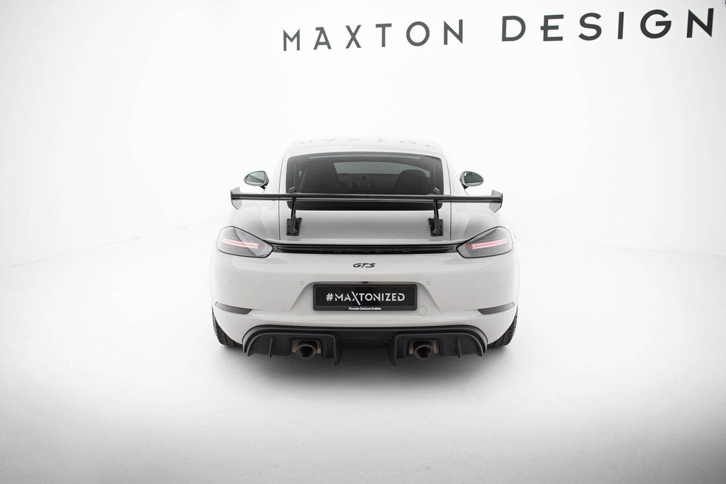 Carbon Spoiler With Upper Swan Mounting V.2 Porsche 718 Cayman 982c