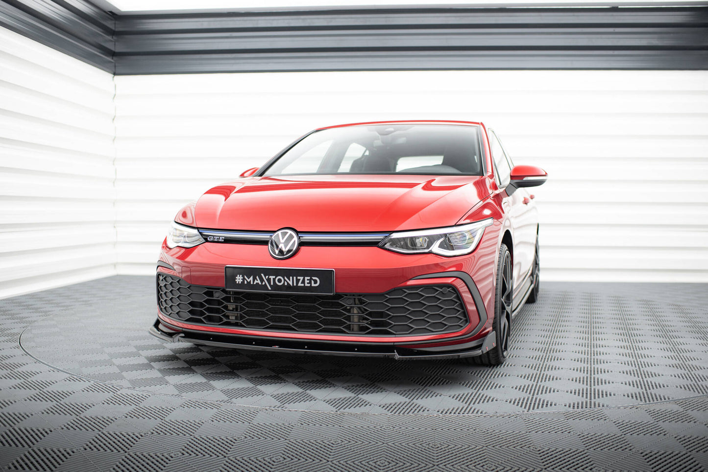 Front Ansatz V.3 + Flaps für VW Golf GTI / GTE / GTD / R-Line Mk8