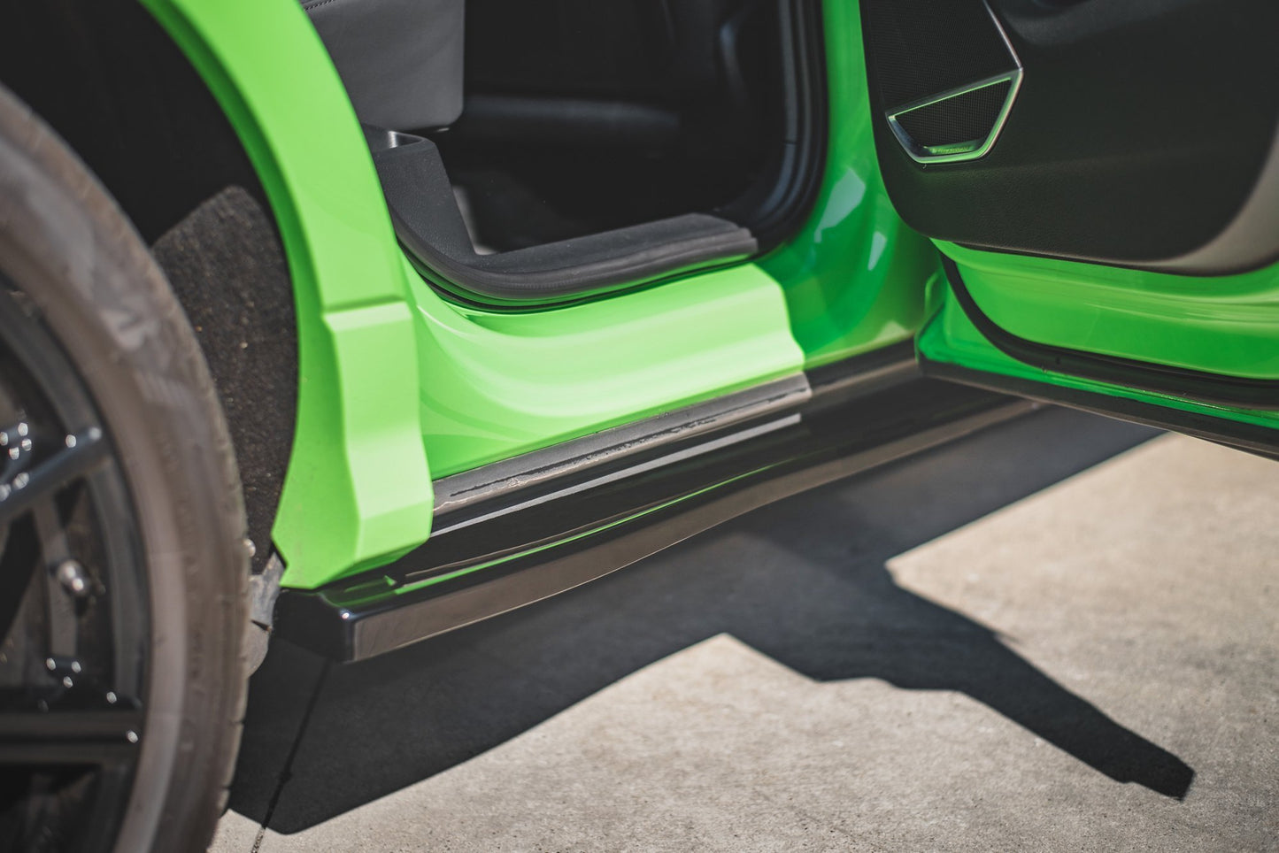 Seitenschweller Ansatz für Audi RSQ3 / Q3 S-Line F3 Carbon Look