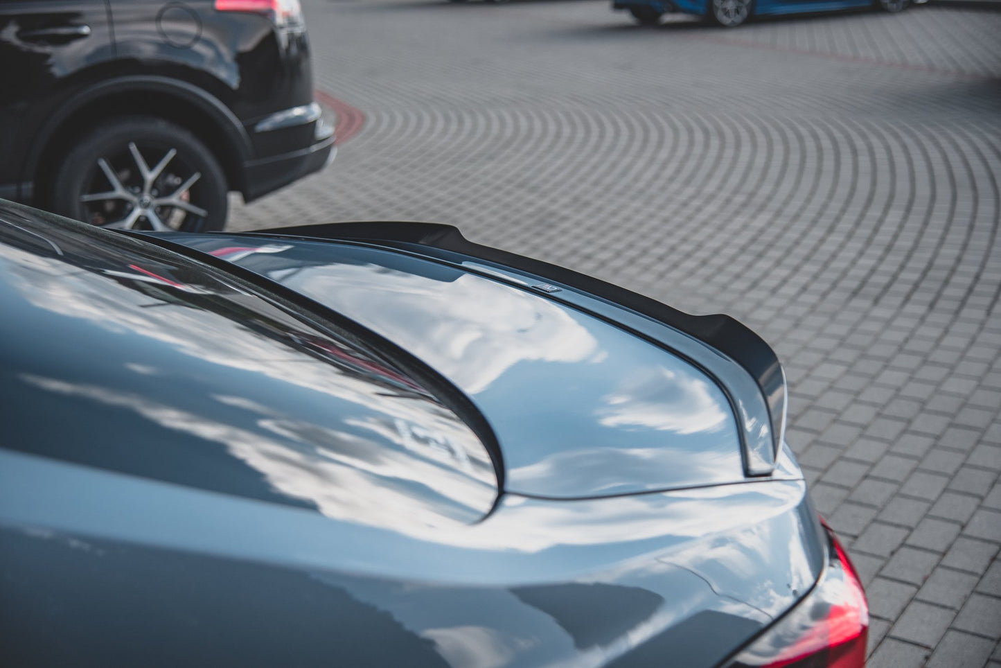 Spoiler CAP für Toyota Corolla XII Limousine schwarz Hochglanz