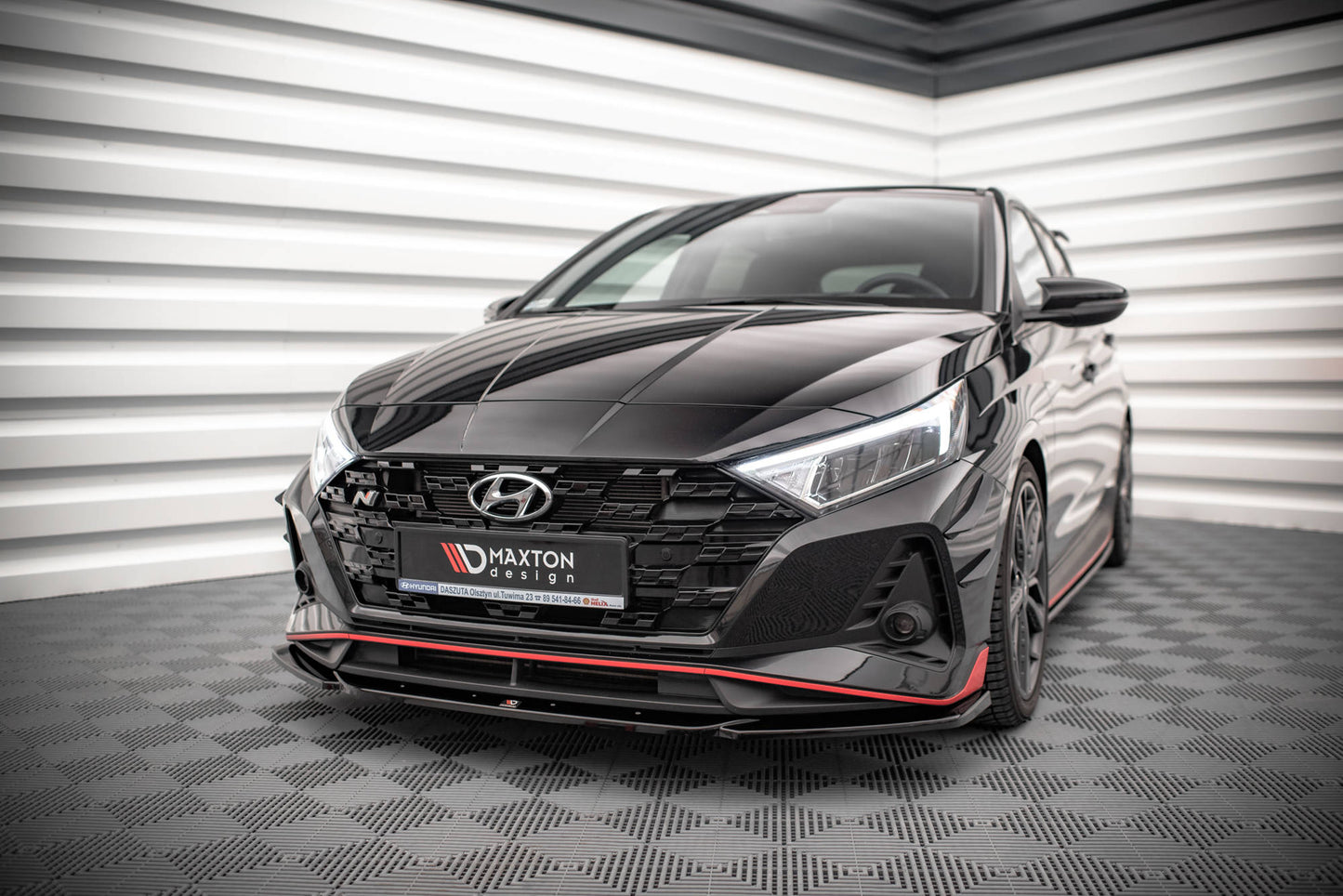 Stoßstangen Flaps Wings vorne Canards für Hyundai I20 N Mk3
