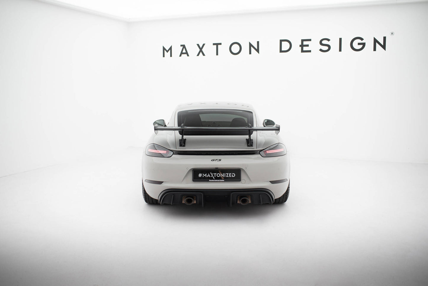 Carbon Spoiler With Upper Swan Mounting V.1 Porsche 718 Cayman 982c