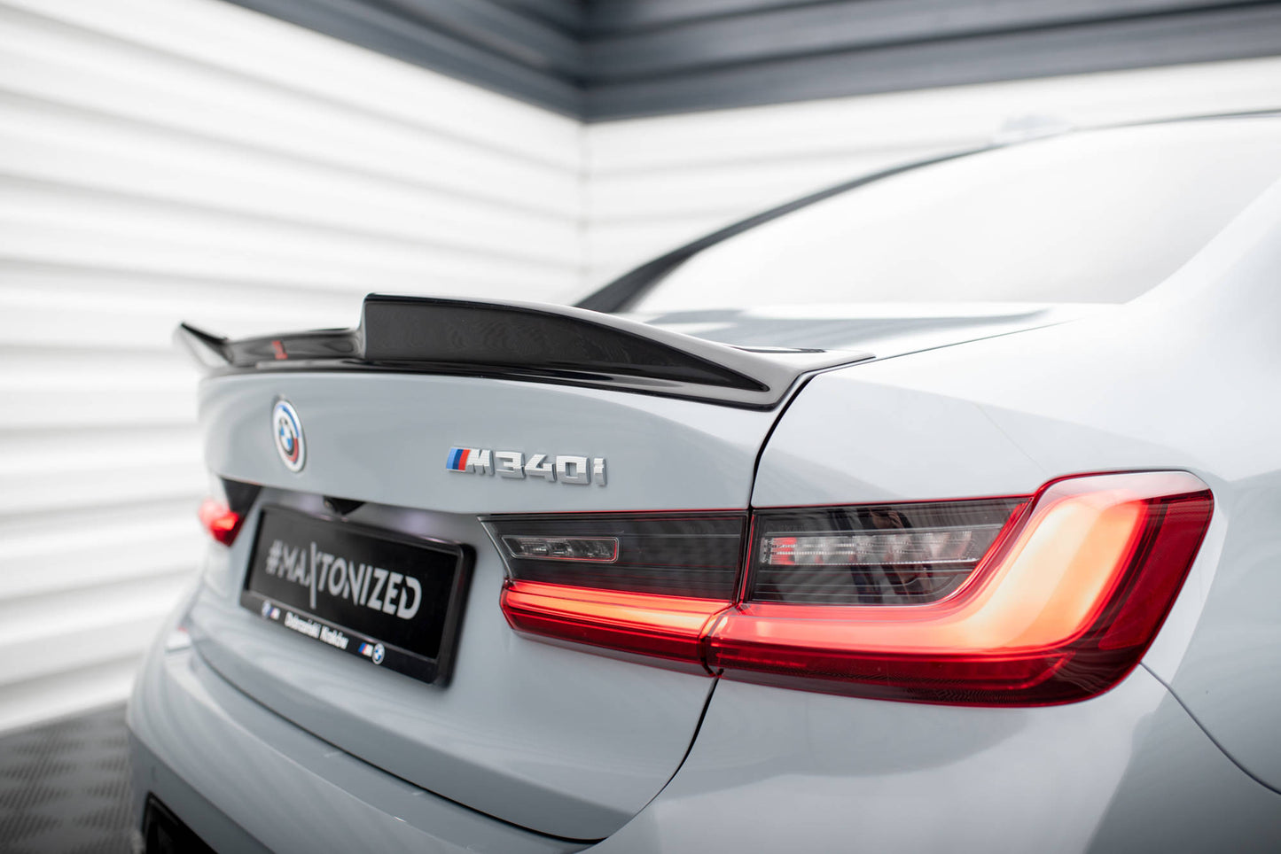 Spoiler CAP 3D für BMW M340i / 3 M-Paket / M3 Limousine G20 schwarz Hochglanz