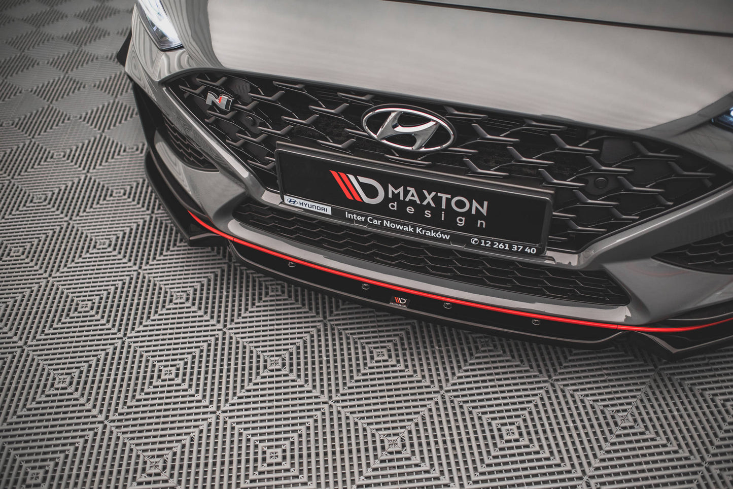 Front Ansatz V.1 +Flaps für Hyundai I30 N Hatchback/Fastback Mk3 Facelift
